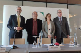 ep la portavoz del govern y consellera de territorio silvia paneque junto con el pesidente del
