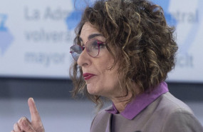 ep la vicepresidenta cuarta y ministra de hacienda y funcion publica maria jesus montero en una