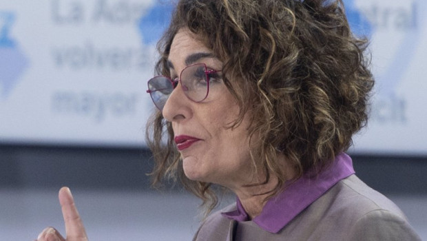 ep la vicepresidenta cuarta y ministra de hacienda y funcion publica maria jesus montero en una