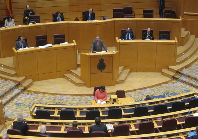 Pleno del Senado durante el debate del Estatuto de Murcia | PP ep plenosenado durantedebateestatutomurcia