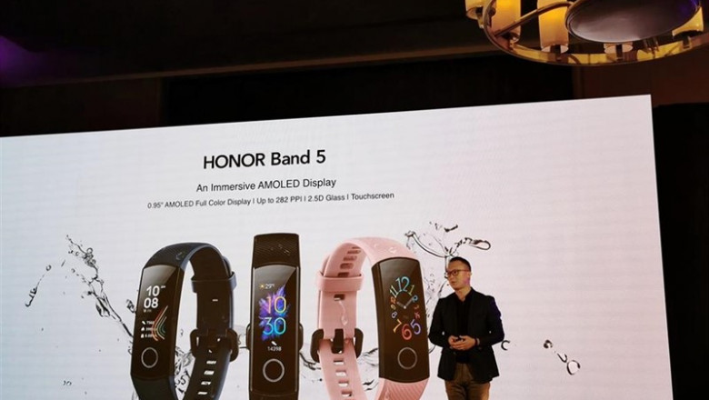 Presentación de la pulsera Honor Band 5 en el marco de la feria de elecrónica de consumo IFA 2019 en Berlín | EUROPA PRESS ep presentacion de la pulsera honor band 5 en el marco de la feria de elecronica de consumo ifa 2019