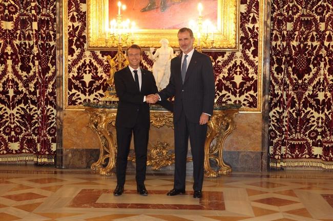 El Rey Felipe VI con el presidente francés Emmanuel Macron | CASA REAL ep rey felipe vipresidente frances emmanuel macron