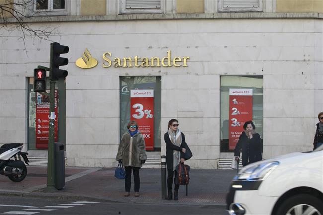 Sucursal del banco Santander | EUROPA PRESS ep sucursalbanco santander