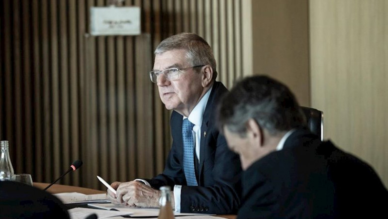 Thomas Bach durante una reunión del COI | Greg Martin/IOC/dpa ep thomas bach durante una reunion del coi