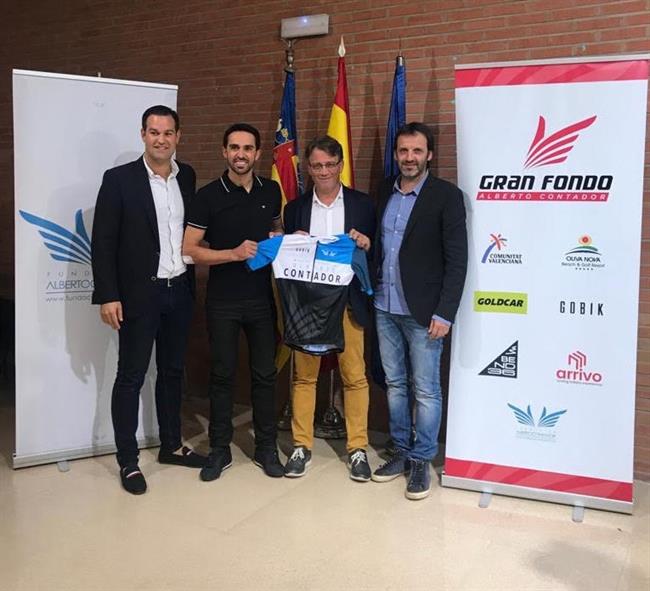 Alberto Contador en la presentación de su marcha | PRENSA MARCHA ALBERTO CONTADOR ep alberto contadorla presentacionsu marcha