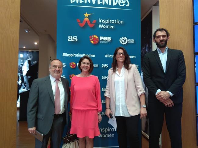 Anna Montañana y Jorge Garbajosa en el foro Inspiration Women | FEB ep anna montananajorge garbajosaforo inspiration women