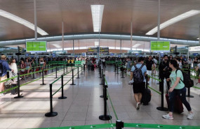 ep archivo   filtro de seguridad en la t1 del aeropuerto de barcelona