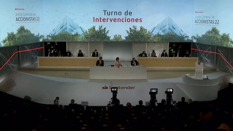ep archivo junta general ordinaria de accionistas de banco santander celebrada el 1 de abril de ep archivo junta general ordinaria de accionistas de banco santander celebrada el 1 de abril de