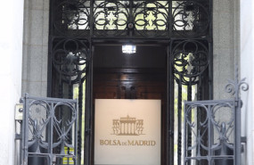 ep archivo   puerta del edificio de la bolsa de madrid
