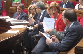 ep artur mas francesc homs e irene rigauplenoparlament