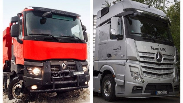 ep camiones de volvo y daimler mercedes-benz