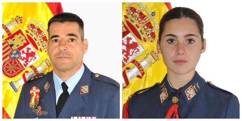 El comandante Daniel Melero y la alférez Rosa María Almirón Otero, fallecidos en el accidente aéreo de Murcia. | EJÉRCITO DEL AIRE ep el comandante daniel melero y la alferez rosa maria almiron otero fallecidos en el accidente