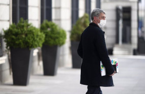ep el diputado de eh bildu oskar matute a su llegada al congreso de los diputados