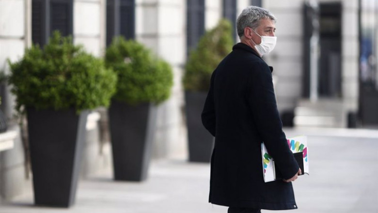 El diputado de EH Bildu, Oskar Matute, a su llegada al Congreso de los Diputados | EUROPA PRESS/E. Parra. POOL - Europa Press ep el diputado de eh bildu oskar matute a su llegada al congreso de los diputados