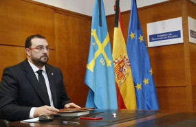 ep el presidente asturiano adrian barbon participa en la conferencia de presidentes de este domingo