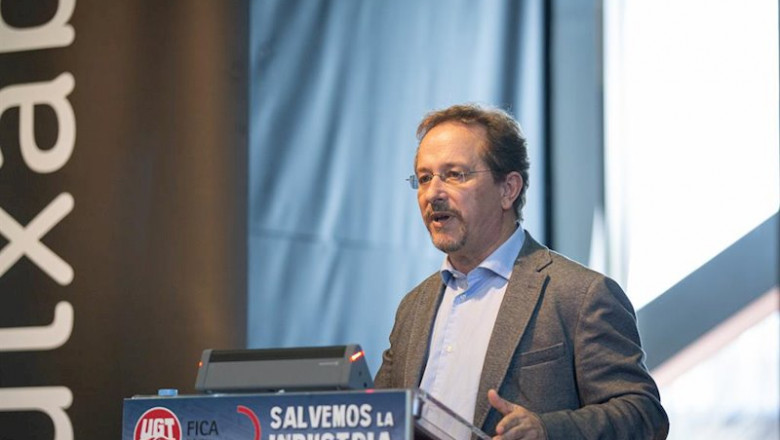 ep el presidente de agfitel y secretario general de ugt-fica pedro luis hojas