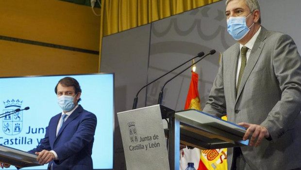 ep el presidente de la junta de castilla y leon alfonso fernandez manueco i y el presidente-director