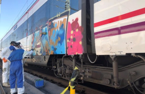 ep el vandalismo grafitero en los trenes de renfe genera un coste de 25 millones de euros en 2022 ep el vandalismo grafitero en los trenes de renfe genera un coste de 25 millones de euros en 2022