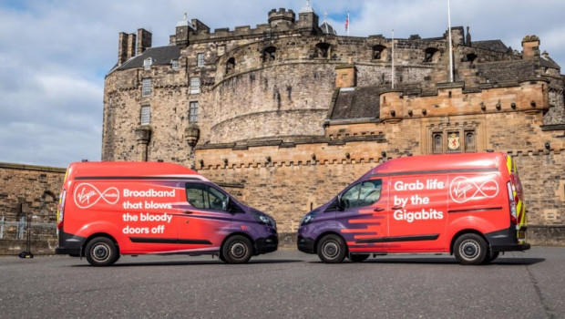 ep furgonetas de virgin media o2 en edimburgo