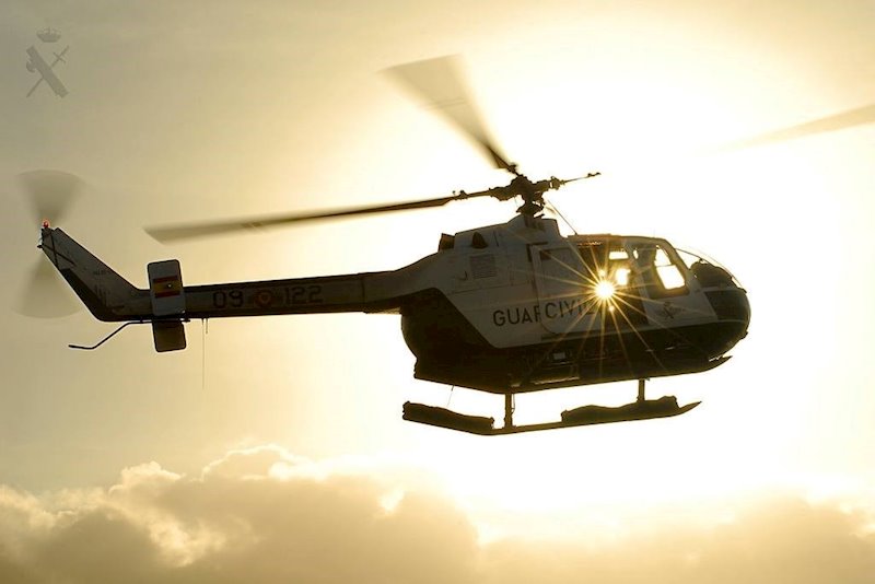 ep helicoptero de la guardia civil
