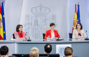 ep i d la ministra de defensa margarita robles la ministra de politica territorial y portavoz del