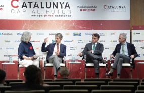 ep i d la redactora jefa de europa press cataluna maria jesus canizares el director de endesa en