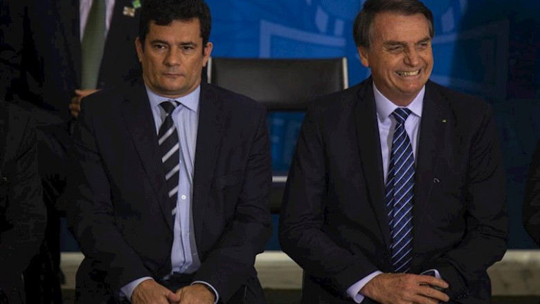 Jair Bolsonaro y Sergio Moro | O Globo/GDA via ZUMA Wire/dpa - Archivo ep jair bolsonaro y sergio moro