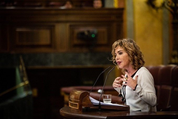 La portavoz de Educación de Ciudadanos, la diputada Marta Martín, durante su intervención en el Pleno del Congreso | CIUDADANOS ep la portavoz de educacion de ciudadanos la diputada marta martin durante su intervencion en el