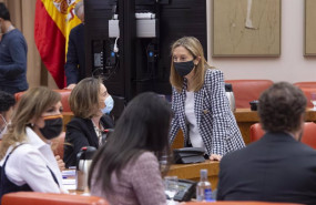 ep la portavoz del pp en el congreso de los diputados cuca gamarra i conversa con la vicepresidenta
