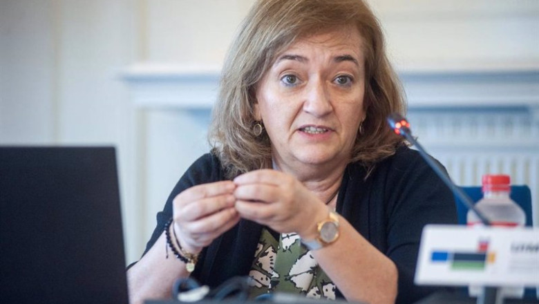 ep la presidenta de la airef cristina herrero en el curso economico organizado por apie y uimp que
