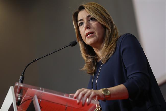 La presidenta de la Junta de Andalucía, Susana Díaz, en el Foro Ideal de Granada | EUROPA PRESS ep la presidentala juntaandalucia susana diaz enforo idealgranada