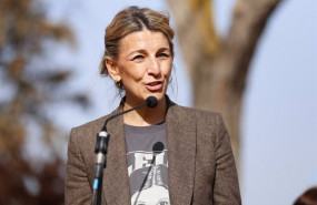 ep la vicepresidenta segunda del gobierno y ministra de trabajo yolanda diaz interviene en un