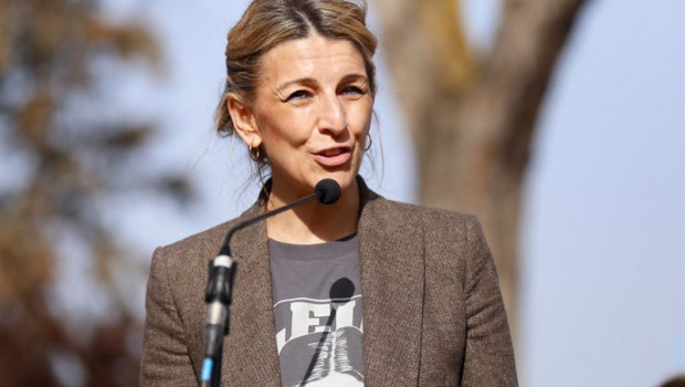 ep la vicepresidenta segunda del gobierno y ministra de trabajo yolanda diaz interviene en un