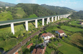 ep linea de alta velocidad en euskadi viaducto de amorebieta bizkaia