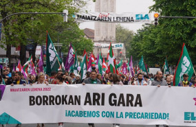 ep manifestacion de ela con motivo del primero de mayo este domingo en bilbao ep manifestacion de ela con motivo del primero de mayo este domingo en bilbao