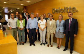 ep miembros del consejo asesor del deporte espanol cade en las oficinas de deloitte