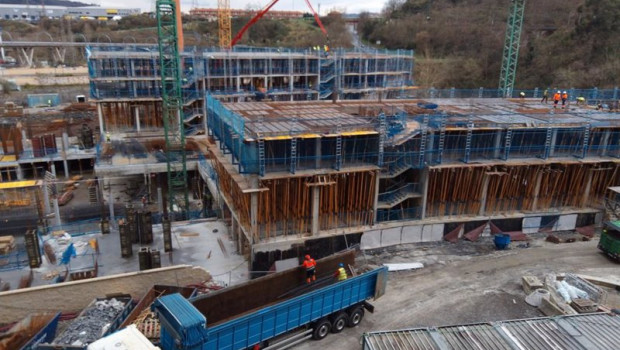 ep obras de construccion de un edificio