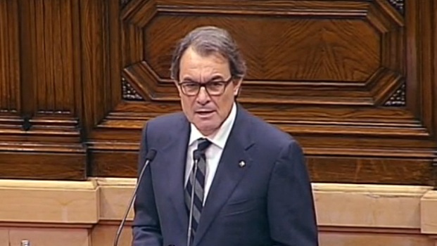 Artur Mas, expresidente de la Generalitat. Artur Mas Parlament 1343