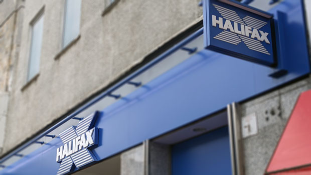 dl lloyds banking group halifax bank of scotland shop sign branch
