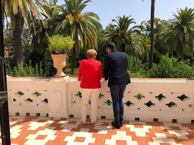 Angela Merkel y Pedro Sánchez en Sanlúcar | MONCLOA ep angela merkelpedro sanchezsanlucar