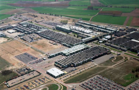 ep archivo   imagen aerea de la factoria de renault en palencia