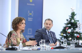 ep archivo   la ministra portavoz y de hacienda maria jesus montero y el ministro de transportes