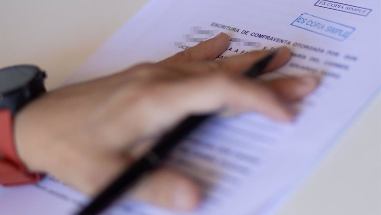 ep archivo una escritura de compraventa de una vivienda ep archivo una escritura de compraventa de una vivienda