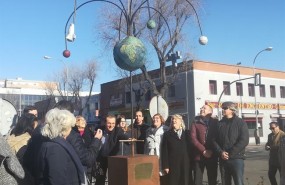 ep astronauta pedro duque inaugura estatuaciudad lineal madrid