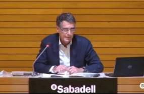 ep el ceo de banco sabadell jaime guardiola en la presentacion de resultados del primer semestre de