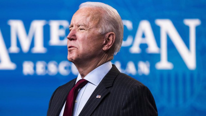 El presidente de Estados Unidos, Joe Biden | JIM LOSCALZO - POOL VIA CNP / ZUMA PRESS / CONTACT ep el presidente de estados unidos joe biden