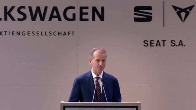 El presidente del grupo Volkswagen, Herbert Diess | VOLKSWAGEN ep el presidente del grupo volkswagen herbert diess