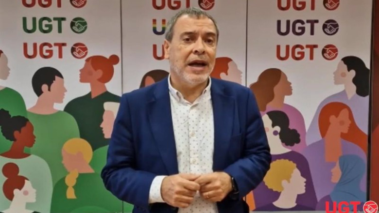 ep el vicesecretario general de politica sindical de ugt mariano hoya en un video en el que propone ep el vicesecretario general de politica sindical de ugt mariano hoya en un video en el que propone