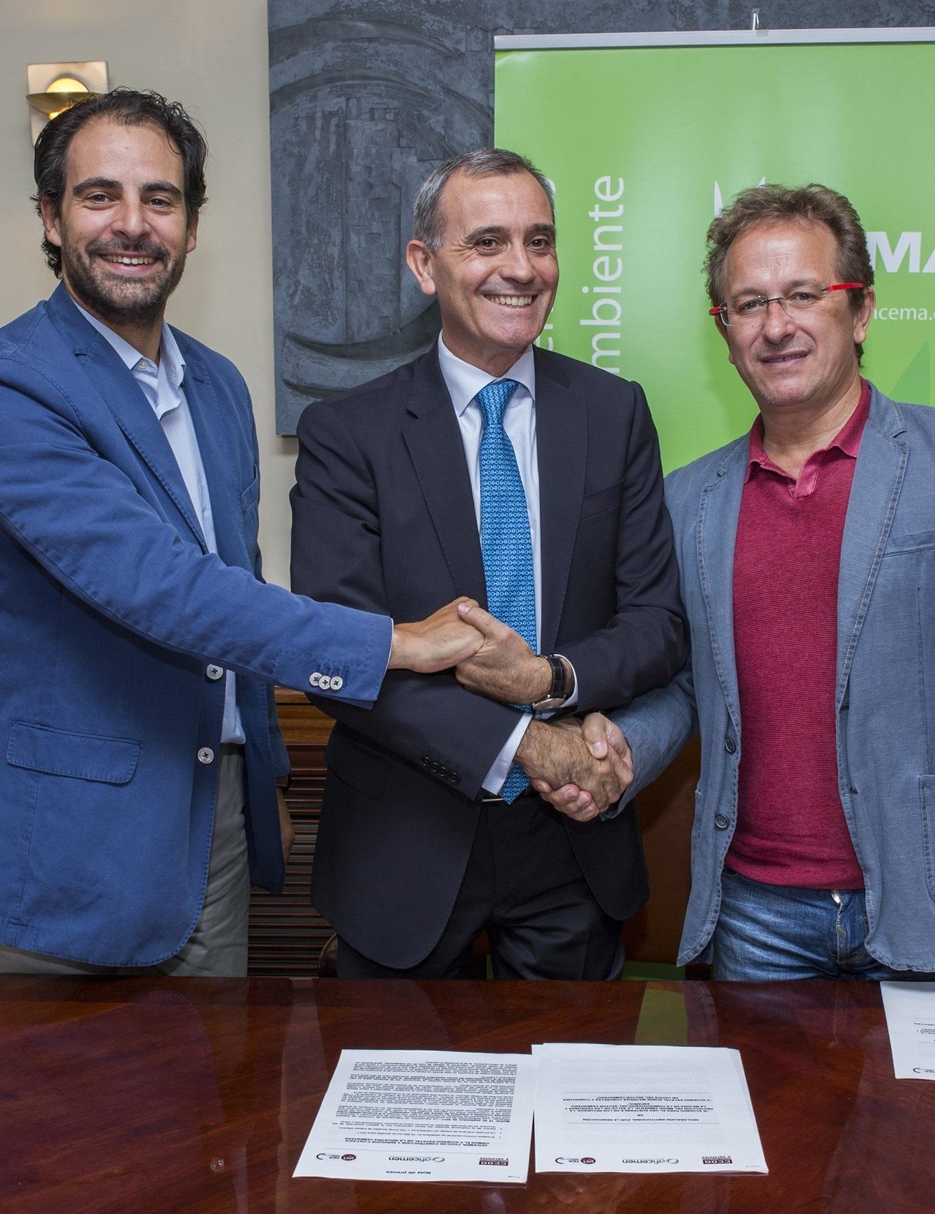 Firma nuevo convenio sectorial del cemento | OFICICEM ep firma nuevo convenio sectorialcemento