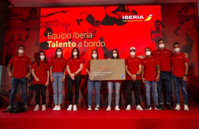ep iberia presenta al equipo de talento a bordo formado por deportistas olimpicos y paralimpicos